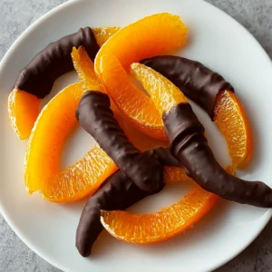 Chocolate Dipped Orange Peel: A Divine Indulgence