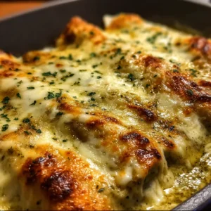 Green Chile, Chicken and Cheese Enchiladas