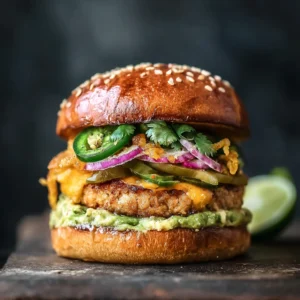 Jalapeño Cheddar Turkey Burgers