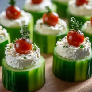 Stuffed Cucumber Bites: Refreshing Summer Delight
