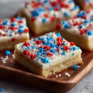 30-Minute 4th of July Sugar Cookie Bars