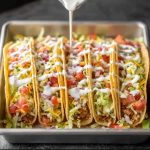 BBQ Ranch Chicken Tacos