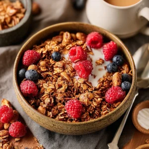 Berry Granola Breakfast Crunch: Irresistibly Delicious