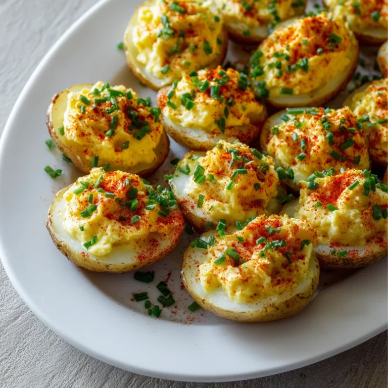 Best Vegan Deviled Potatoes Recipe Easy Deviled Potatoes For Picnics Gluten-free Deviled Potatoes Ideas Spicy Deviled Pota...
