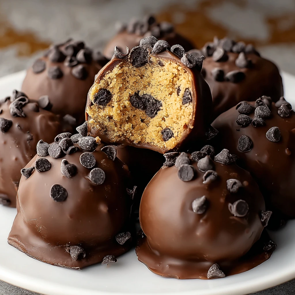 Chocolate Chip Cookie Dough Truffles: 10 Simple Sweet Bites