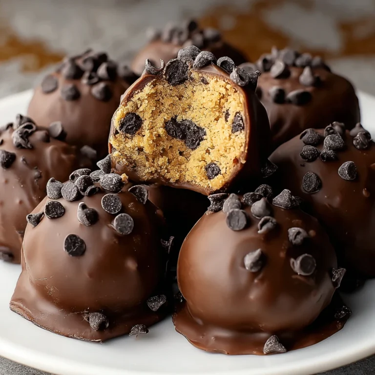 Chocolate Chip Cookie Dough Truffles Sweet Bites