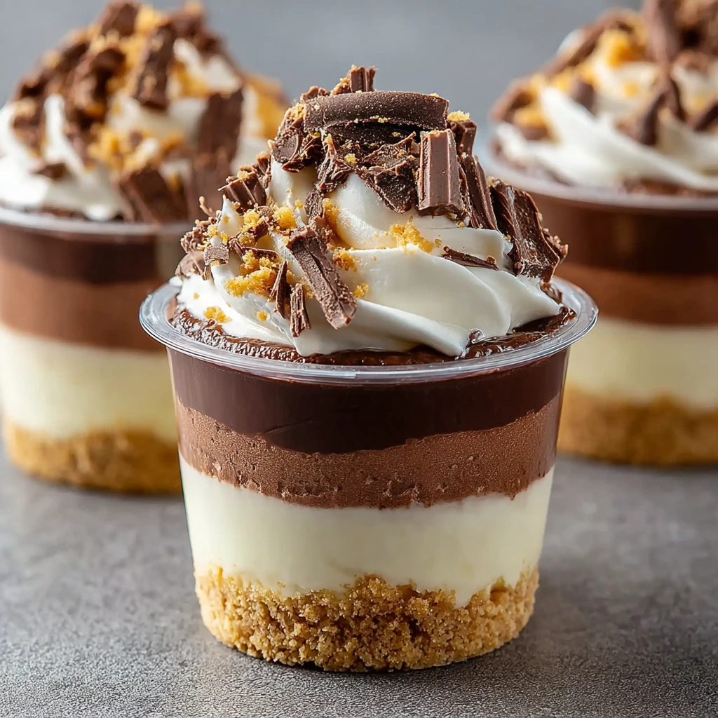 Chocolate Cream Layer Cups: Silky-Smooth Delight