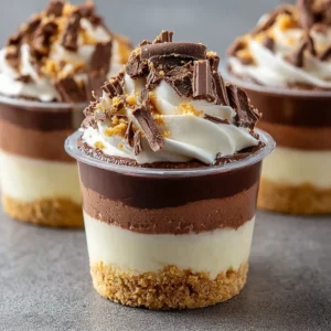 Chocolate Cream Layer Cups: Silky-Smooth Delight