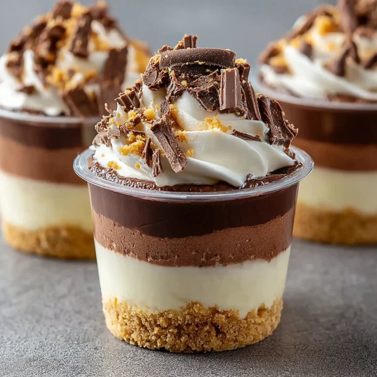 Chocolate Cream Layer Cups Silkysmooth Delight