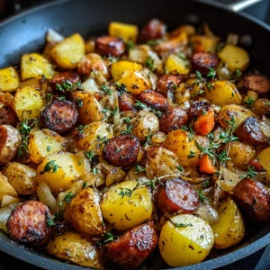 Create a Hearty Beef Sausage and Potato Skillet in 30 Minutes!