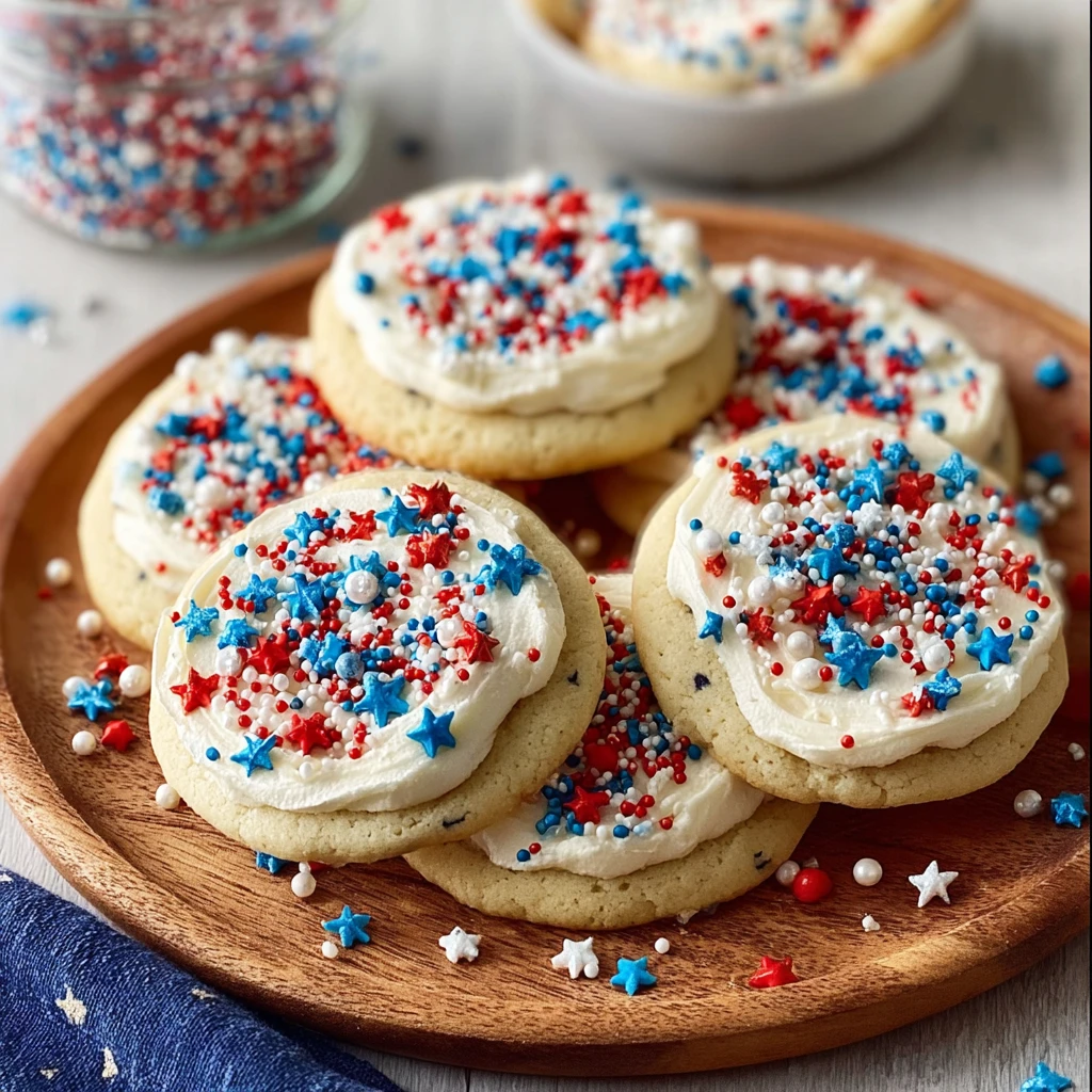 Easy 4th of July Sugar Cookies