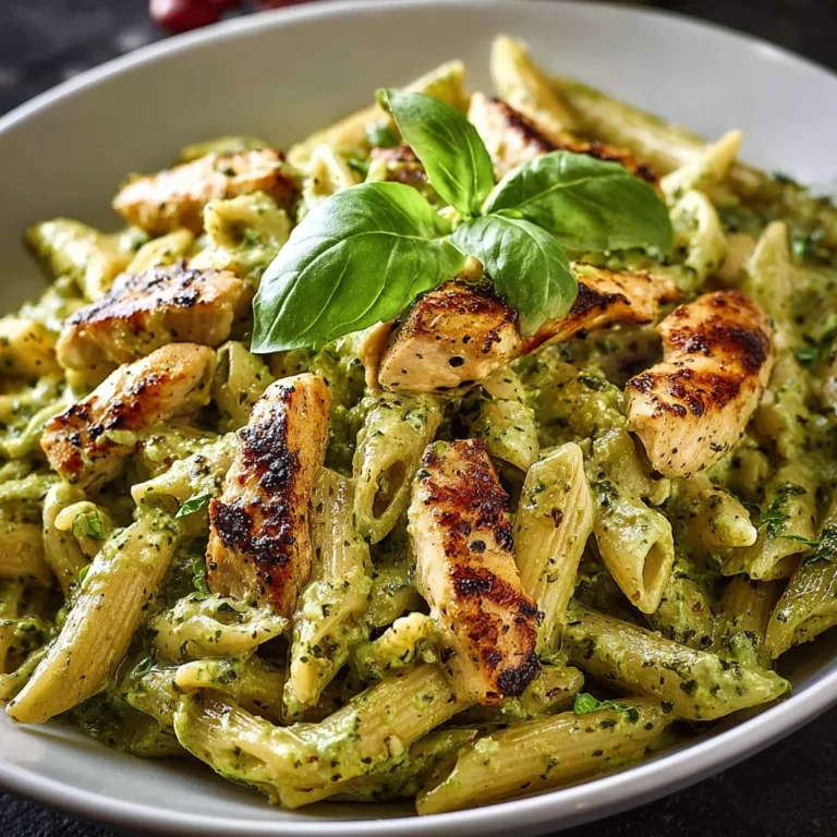Easy Creamy Pesto Chicken Pasta Recipe Best Quick Comfort Chicken Meals How To Make Creamy Pesto Pasta Fast Creamy Chicken...
