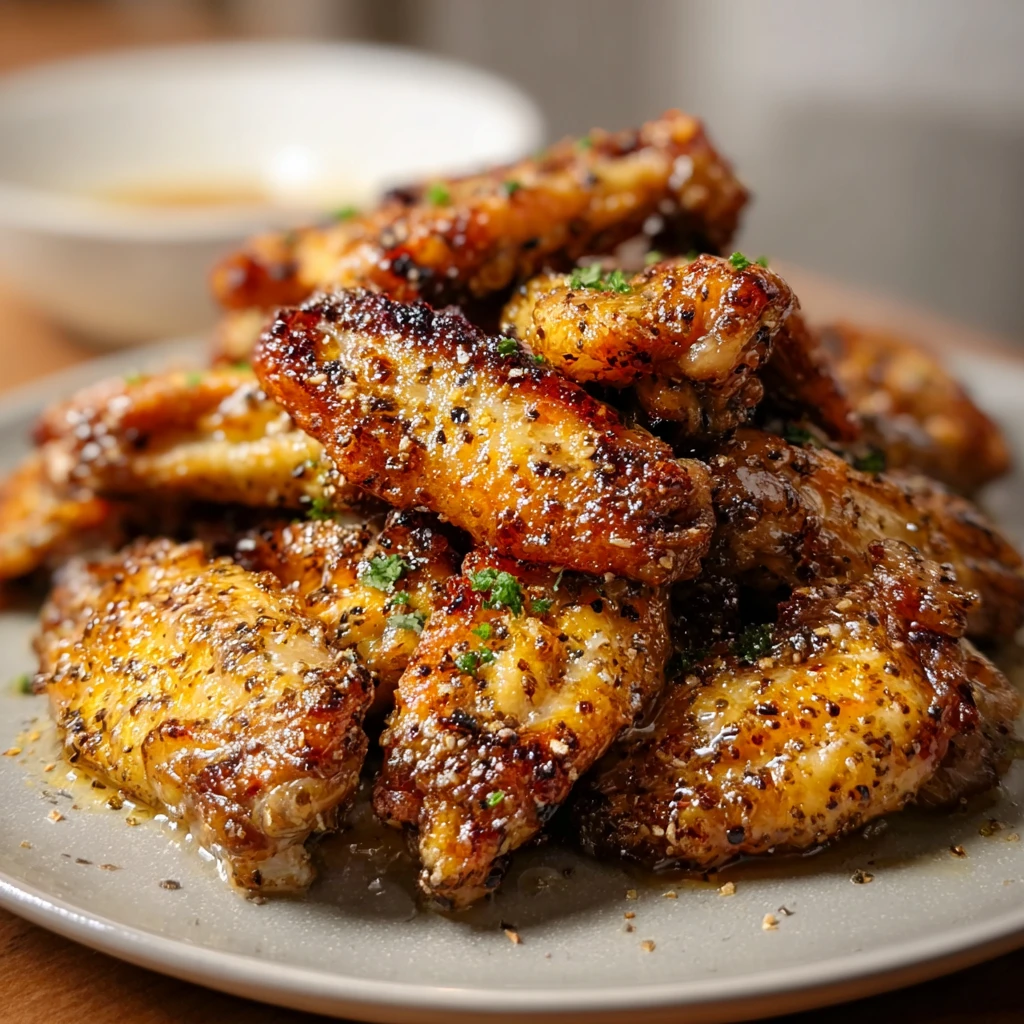 Easy Honey Lemon Pepper Wings Recipe Best Lemon Pepper Wings Game Day Honey Lemon Pepper Wings Tutorial Make Lemon Pepper ...