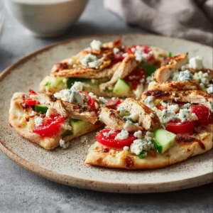 Tasty Mediterranean Chicken Flatbread Recipe for Easy Meals