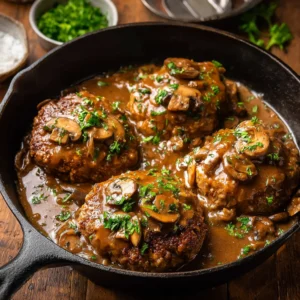Salisbury Steak with Mushroom Gravy