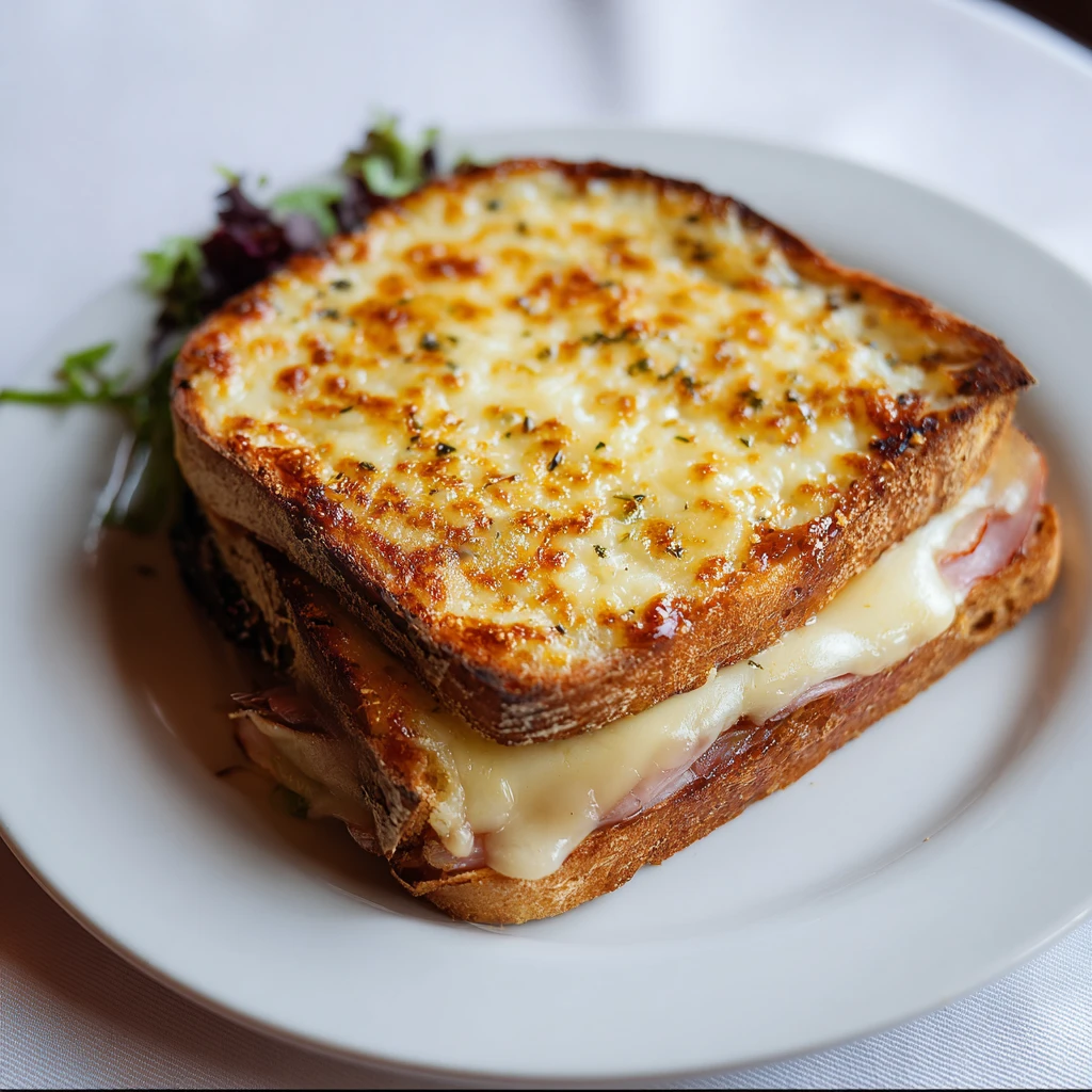 Gratinated Croque Monsieur Recipe Easy Gratinated Croque Monsieur Best Cheese For Gratinated Croque How To Make Gratinated...
