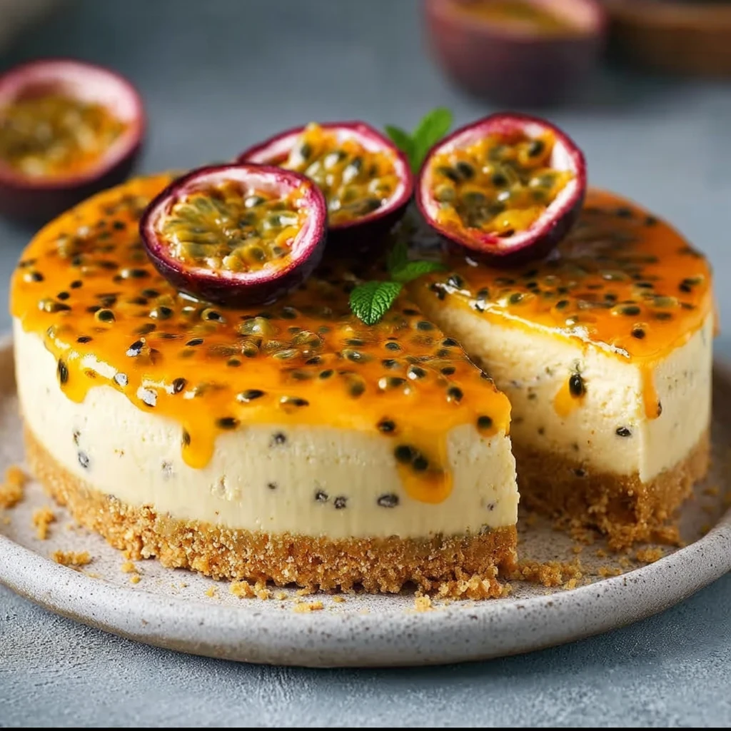 Mouthwatering Passion Fruit Cheesecake Your Sweet Escape