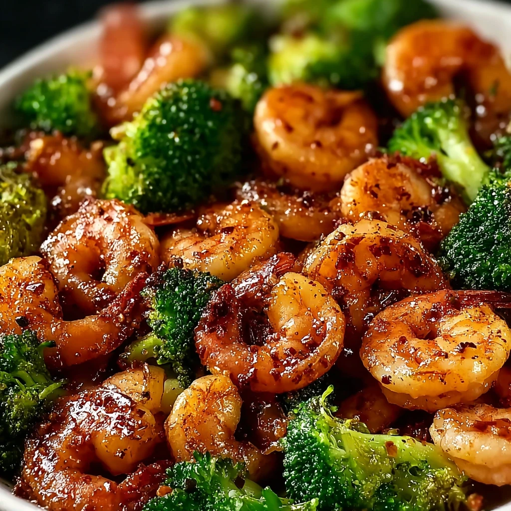 High-Protein Honey Garlic Shrimp