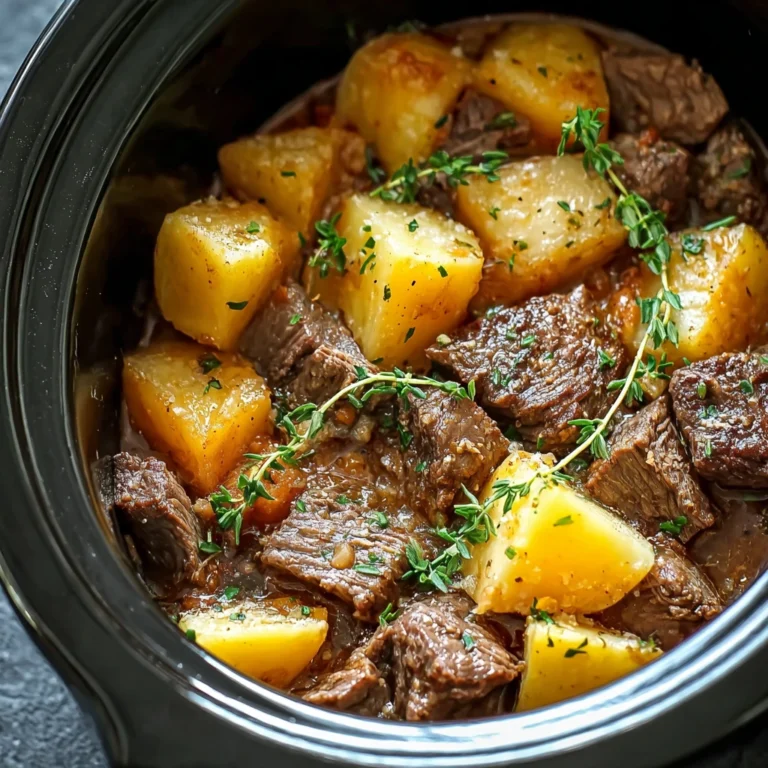 Slow Cooker Steak And Cheddar Recipe Hearty Steak Potato Casserole Slow Cooker Best Slow Cooker Steak Casserole Cozy Night...