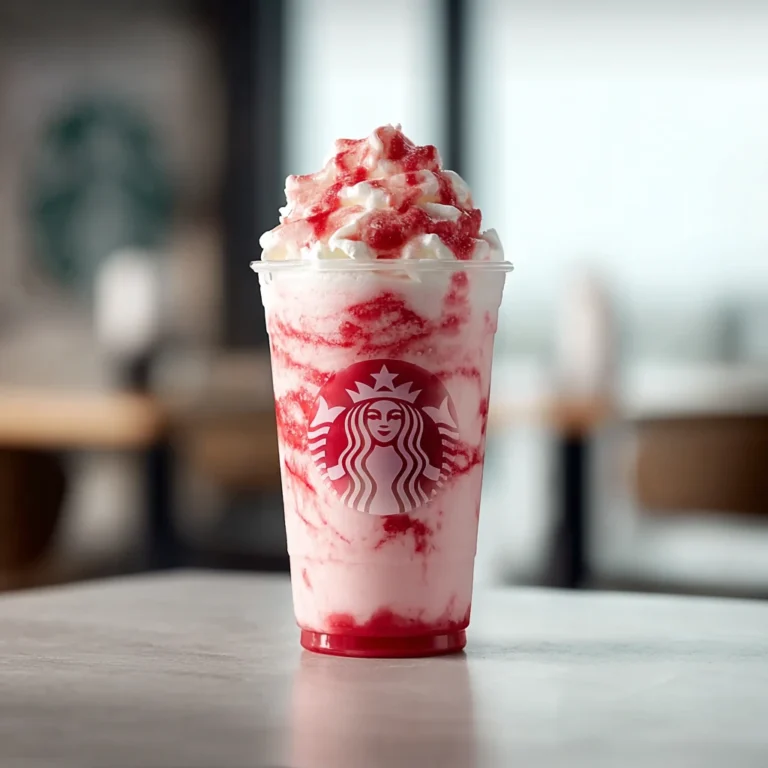 Strawberry Cream Slush Frappuccino Amazing 7step Caf Treat