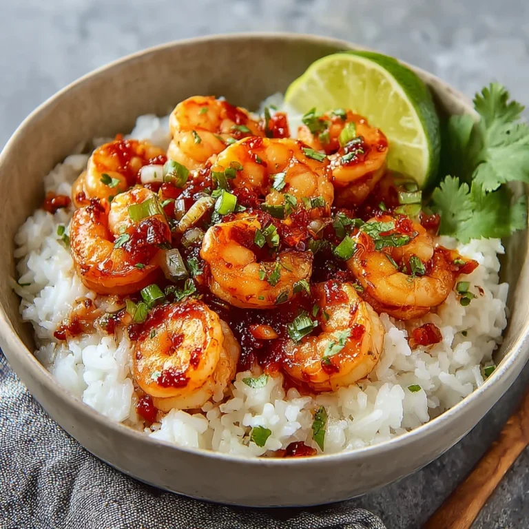 Sweet Chili Shrimp Bowl Recipe Easy Sweet Chili Shrimp Bowl Homemade Sweet Chili Shrimp Spicy Shrimp Bowl Ideas Healthy Sw...