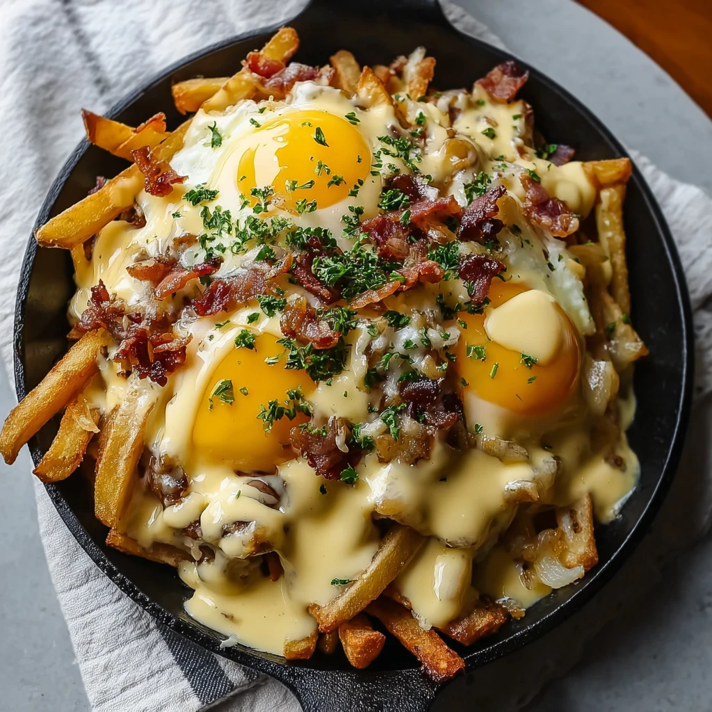 Ultimate Breakfast Poutine Creamy Hollandaise Magic