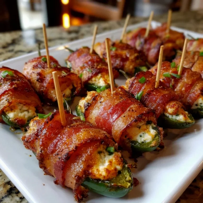 Bacon Wrapped Chicken Jalapeno Poppers