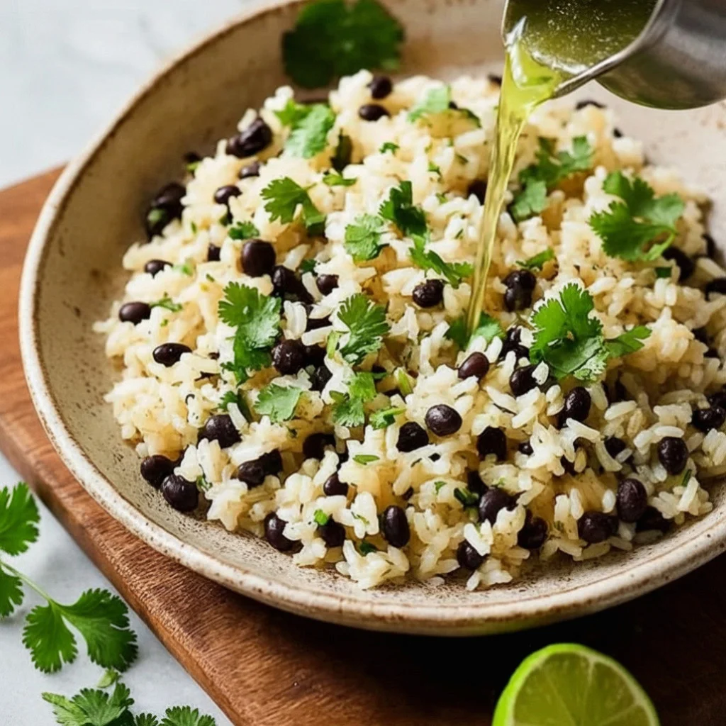 Cilantro-Lime Black Bean Rice