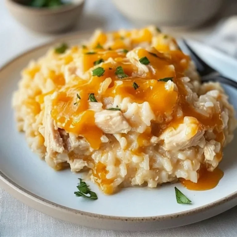 Crockpot Cheesy Chicken and Rice