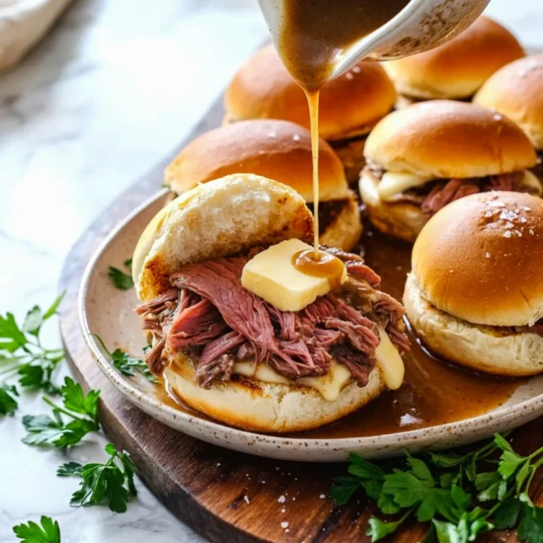 Easy French Dip Sliders