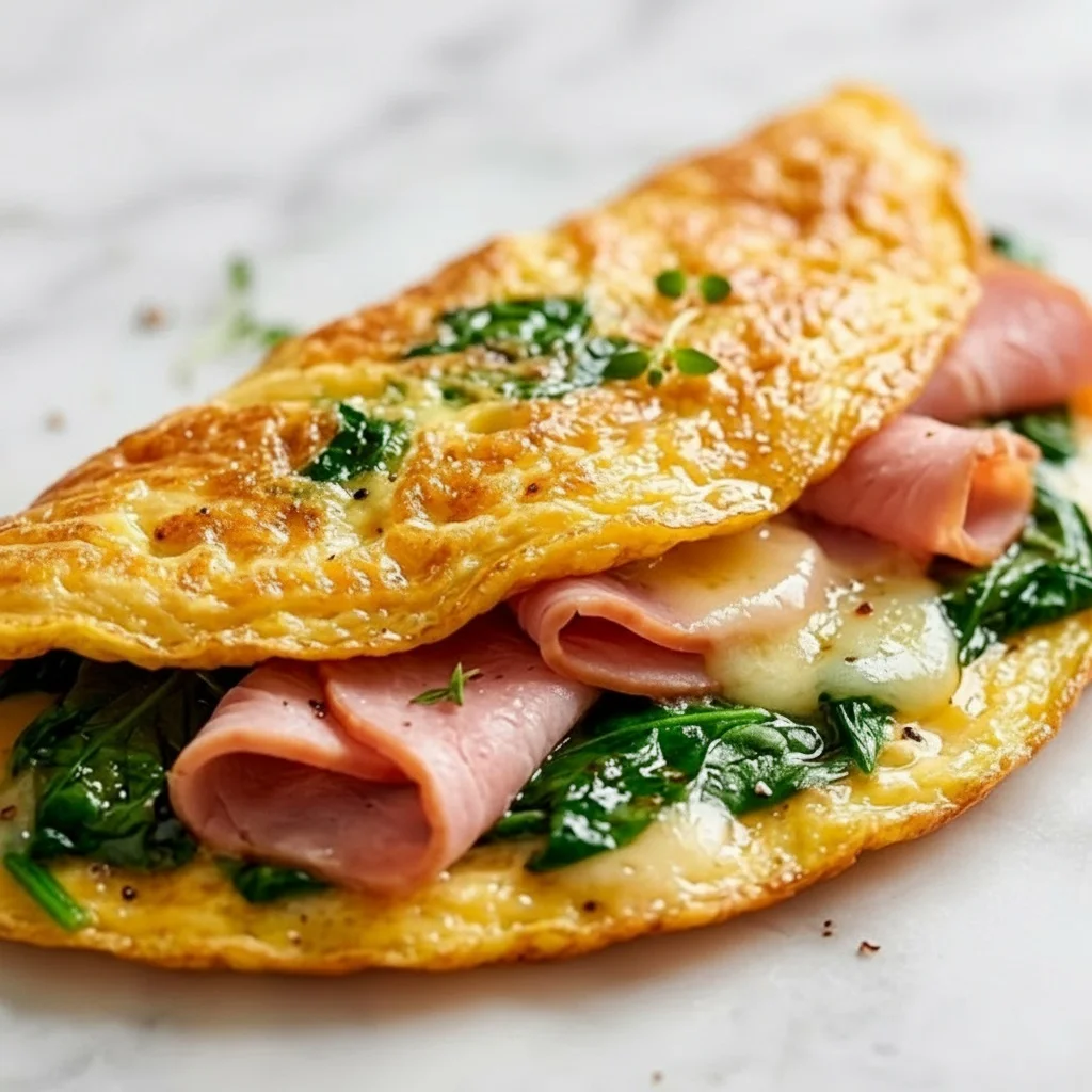 Ham omelet