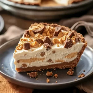 Indulge in Butterfinger Pie with Peanut Butter Bliss