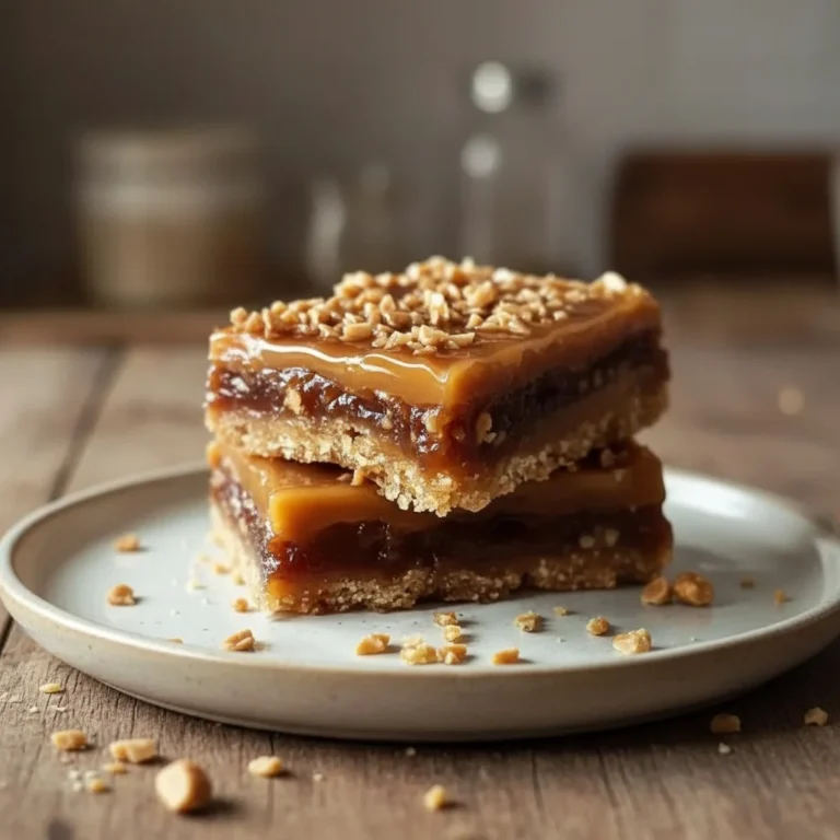Indulgent Caramel Crush Bars