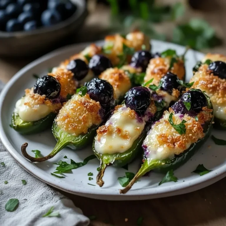blueberry brie jalapeño poppers