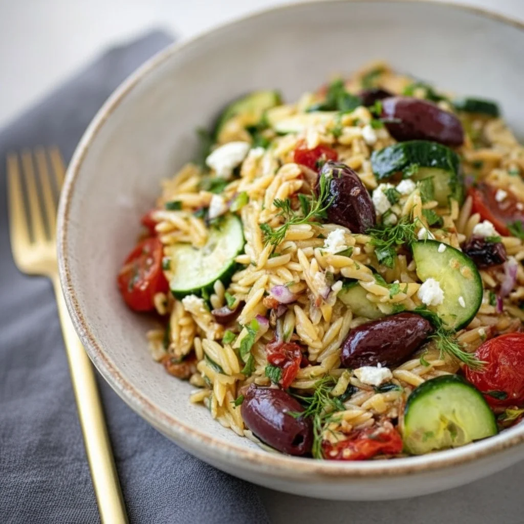 Mediterranean Orzo Power Salad