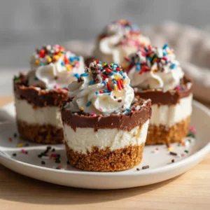 No-Bake Firecracker Cheesecake Bites