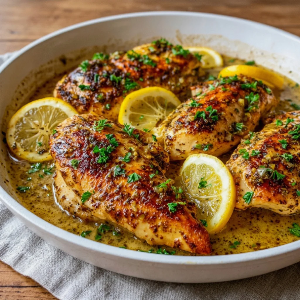 One Skillet Lemon Dijon Chicken