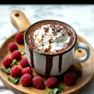 Raspberry Hot Chocolate