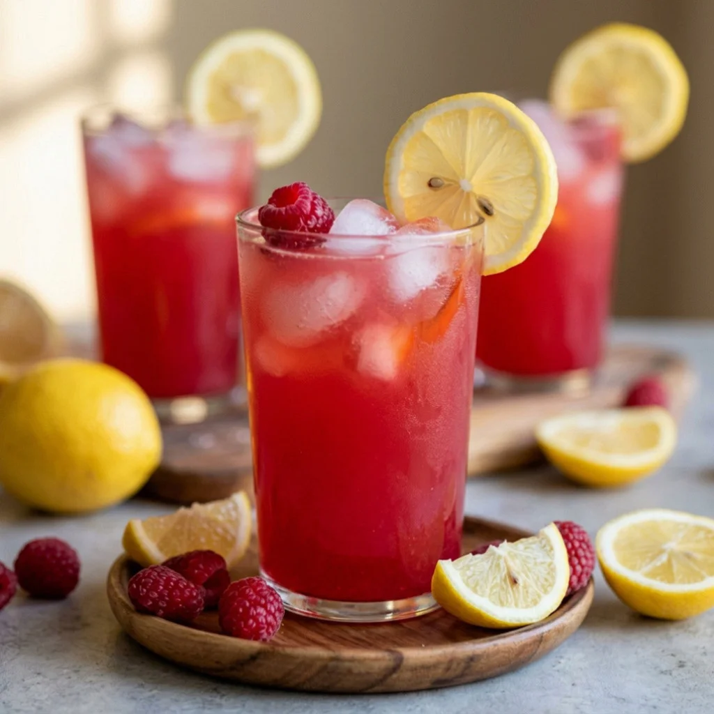 Raspberry Rose Lemonade