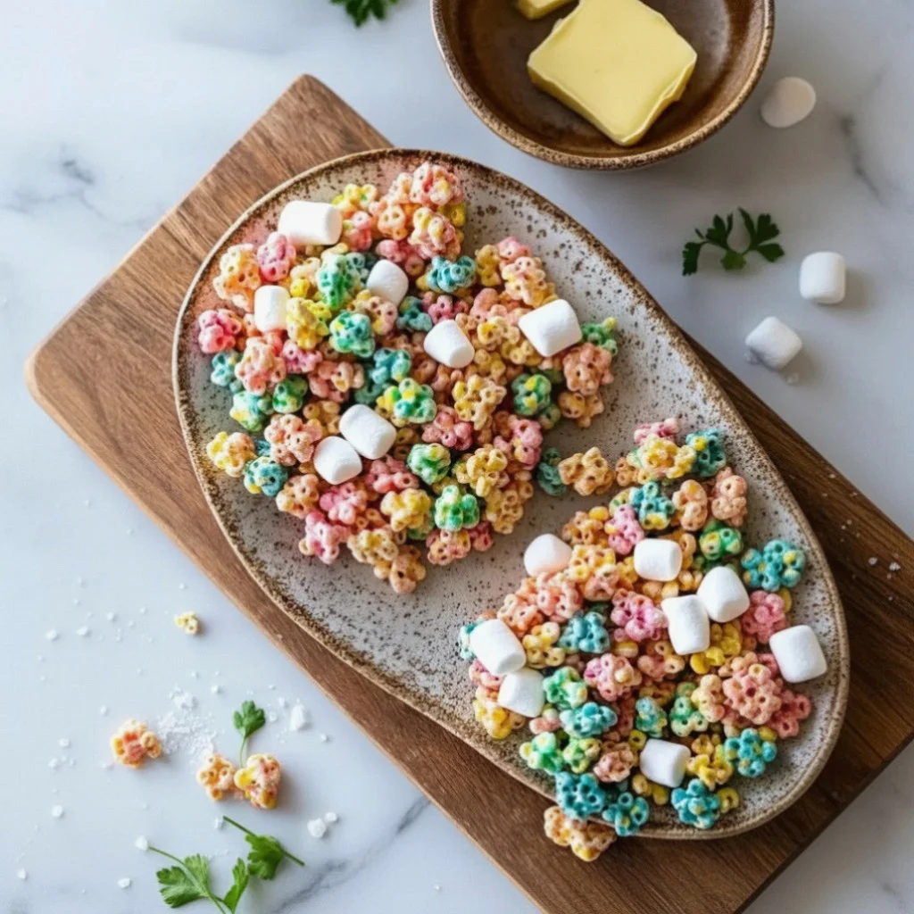 Soft Marshmallow Colorful Cereal Treats