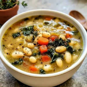 Tuscan White Bean and Kale Soup: Cozy Comfort in a Bowl