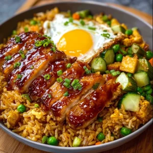 Bang Bang Chicken Fried Rice & Delicious and Easy