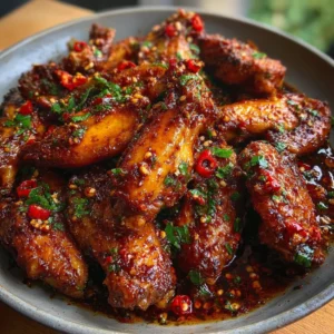 Chili Oil Chicken Wings & Delicious and Tasty