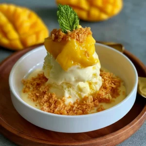 Crispy Mango Ice Cream