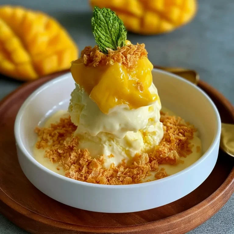 Crispy Mango Ice Cream