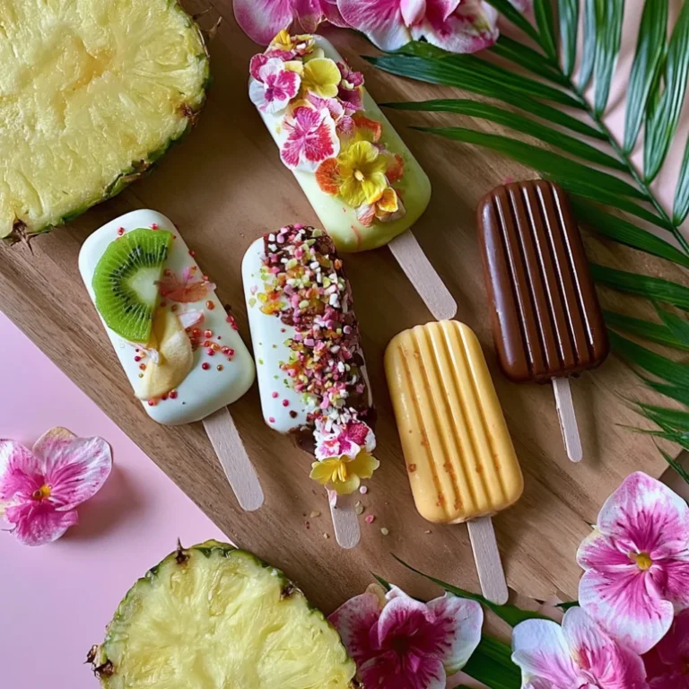 Hawaiian Tropical Cakesicles