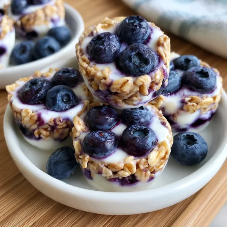Healthy Blueberry Greek Yogurt Bites
