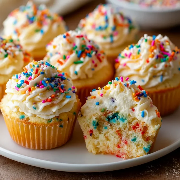 Homemade Funfetti Cupcakes