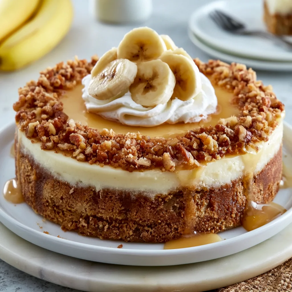 banana bread cheesecake