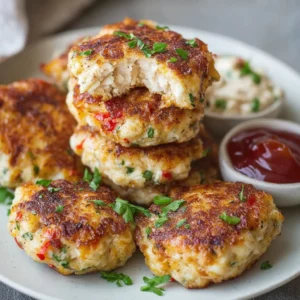 Irresistible Chicken Fritters Recipe: Quick, Crunchy & Cheesy!
